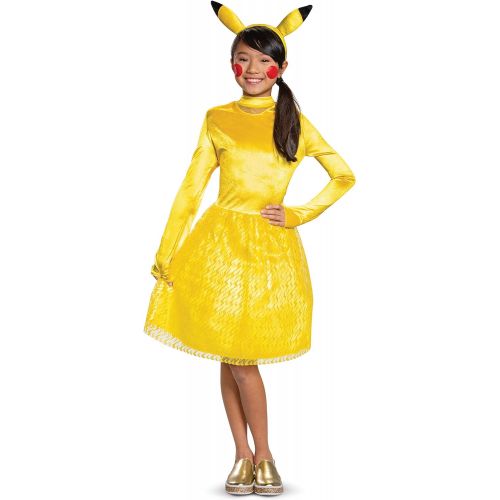  Disguise Pikachu Pokemon Classic Girls Costume