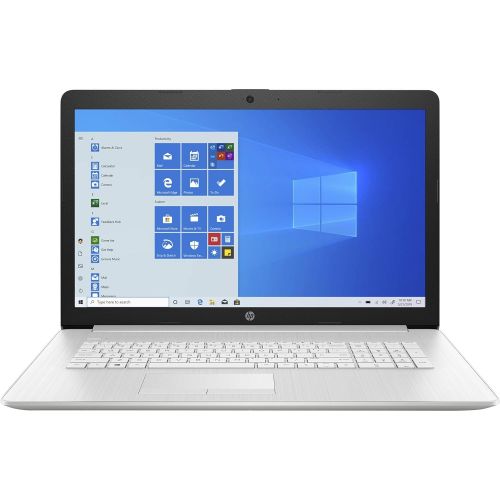 에이치피 2021 HP 17.3 HD+1600 x 900 Touchscreen Laptop, Intel Core i5-1035G1 Processor, 8GB RAM, 256GB SSD, DVD, HDMI, WiFi, Bluetooth, Webcam, Windows 10 Home, Silver