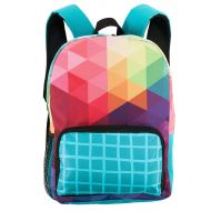 BirthdayExpress Magic Sequin Fractal Fashion School Supplies Nylon Backpack Bookbag Tote