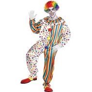 Amscan 840160 Rainbow Clown Adult Jumpsuit
