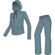 콜맨Coleman Womens PVC/Poly Rain Suit