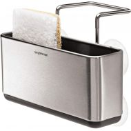 simplehuman Slim Sink Caddy Sponge Holder, Brushed Stainless Steel