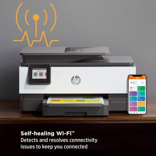 에이치피 HP OfficeJet Pro 8035e Wireless Color All-in-One Printer (Basalt) with up to 12 months Instant Ink with HP+ (1L0H6A)