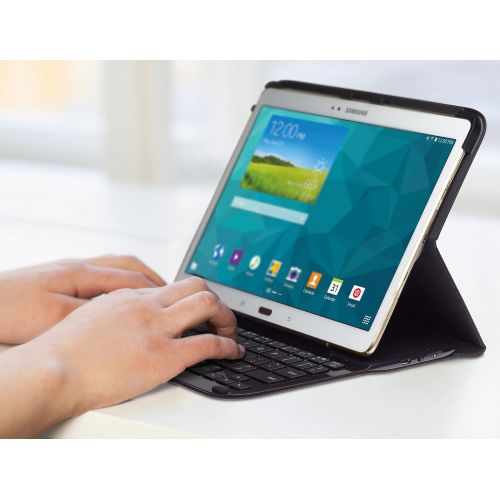 로지텍 Logitech 920-006401 Type S Folio Keyboard Case for Samsung Galaxy Tab S 10.5 - Black
