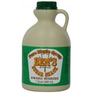 Bens sugar shack, Grade A Dark Amber, of Pure Maple Syrup Award Winning, 1 Quart (946 ml)