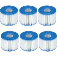 Intex PureSpa Type S1 Filter Cartridge Spa Replacement Cartridges 6 Pack