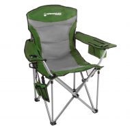 Guide Wakeman Outdoors Heavy Duty Camp Chair-850lb High Weight Capacity Big Tall Quad Seat-Cup Holder
