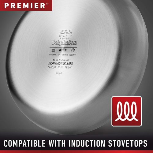  [아마존베스트]Calphalon Premier Stainless Steel Pots and Pans 8-Piece Cookware Set, Silver