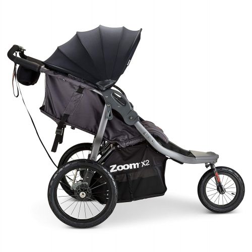 [아마존베스트]Joovy Zoom X2 Double Jogging Stroller, Double Stroller, Extra Large Air Filled Tires, Forged Iron