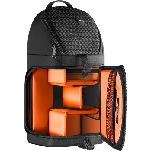 니워 Neewer Professional Camera Case Sling Backpack for Nikon Canon Sony and Other DSLR Cameras and Lens,Tripod,Other Accessories,Durable Waterproof and Tear Proof Bag with Padded Divid