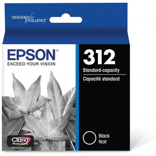 엡손 Epson T312 Claria Photo HD -Ink Standard Capacity Photo Black -Cartridge (T312120-S) for select Epson Expression Photo Printers