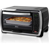 Oster Toaster Oven Digital Convection Oven, Large 6-Slice Capacity, Black/Polished Stainless