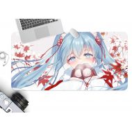 3D Hatsune Miku 927 Japan Anime Game Non-Slip Office Desk Mouse Mat Game AJ WALLPAPER US Angelia (W120cmxH60cm(47x24))