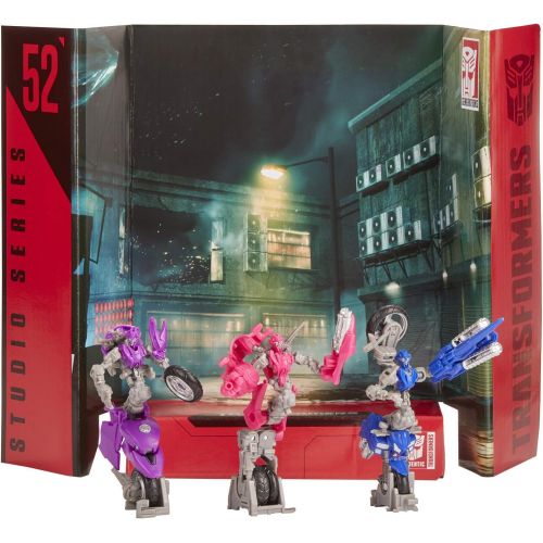 트랜스포머 Transformers Toys Studio Series 52 Deluxe Revenge of The Fallen Movie Arcee Chromia Elita-1 Action Figure 3 Pack, 4.5