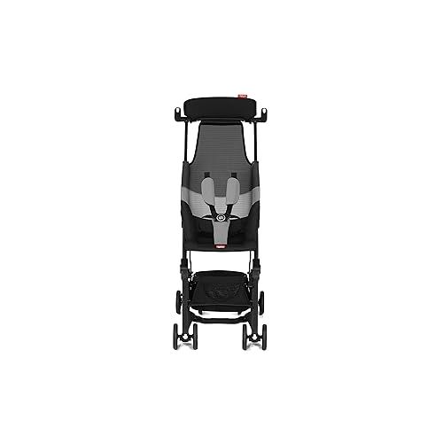  gb Pockit Air All Terrain Ultra Compact Lightweight Travel Stroller with Breathable Fabric in Velvet Black