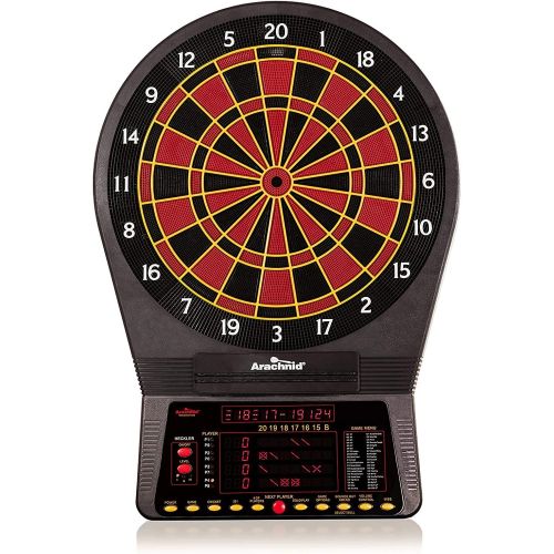  Arachnid Cricket Pro 800 Electronic Dartboard with NylonTough Segments for Improved Durability and Playability and Micro-thin Segment Dividers for ReducedBounce-outs