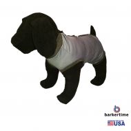 Barkertime Charcoal PeeJama for Dogs and Cats - Made in USA - for Post-Surgical Wound Care, Skin Protection, Anti Shedding, Anti-Anxiety Relief, Diaper Keeper