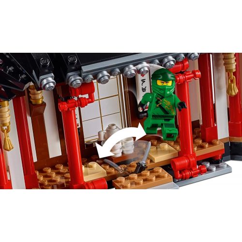  LEGO NINJAGO Legacy Monastery of Spinjitzu 70670 Battle Toy Building Kit includes Ninja Toy Weapons and Training Equipment for Creative Play (1,070 Pieces)