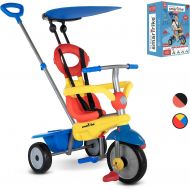smarTrike Zoom Toddler Tricycle Push Bike ? Adjustable Trike for Baby, toddler, infant Ages 15 Months to 3 Years, Yellow/Red/Blue