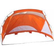 Texsport Portable Easy Up Outdoor Beach Cabana Tent Sun Shade Shelter - Lightweight and Compact Brilliant Orange, 9 x 6 x 68