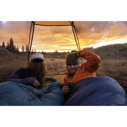  Kelty Cosmic 40 Degree Down Sleeping Bag ? 550 Fill Down Backpacking Sleeping Bag, 2021 Ultralight Backpacking Camping Sleeping Bag with Stuff Sack