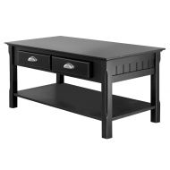 Winsome Wood 20238 Timber Occasional Table Black