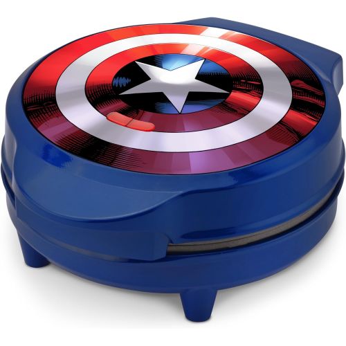 마블시리즈 [아마존베스트]Marvel MVA-278 Captain America Waffle Maker, Blue
