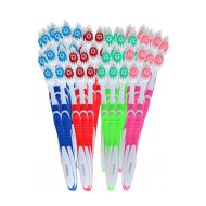 Avistar 148 Individually Packaged Large Head Medium Bristle Disposable Toothbrushes - Multi Color Pack -...