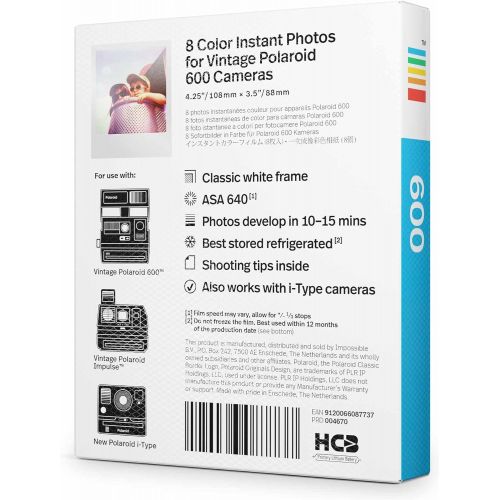폴라로이드 [아마존베스트]Polaroid Originals Color Film for 600 (4670)
