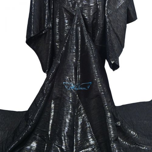  할로윈 용품Angelaicos Womens Halloween Cosplay Show Long Black Dress Costume