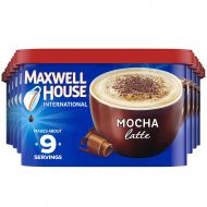 Maxwell House International Cafe Instant Mocha Latte Coffee (8.5 oz Canisters, Pack of 8)