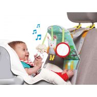 Taf Toys Play & Kick Car Seat Toy | Baby’s Activity & Entertaining Center, For Easier Drive And Easier Parenting| Keep Baby Calm| Lights & Musical, Baby Safe Mirror, Detachable Toy