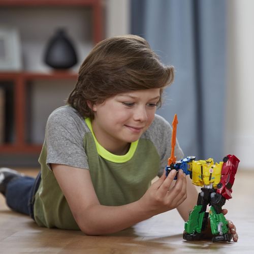 트랜스포머 Transformers Toys Autobot Team Combiner Pack - 4 Figure Gift Set  Figures Combine into a Super Robot - Toys for Kids 6 and Up - 8.5 inch scale