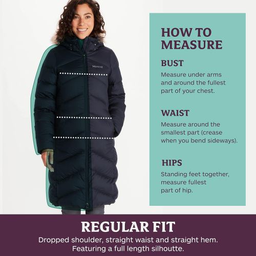 마모트 Marmot Womens Montreaux Full-length Down Puffer Coat