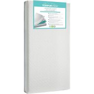 Tempur-Pedic TEMPUR-Dream 2-Stage Foam Baby Crib Mattress and Toddler Mattress, Breathable Washable Cover, Waterproof Encasement, TEMPUR Memory Foam with Firmer Infant Foam, Made in USA, 52