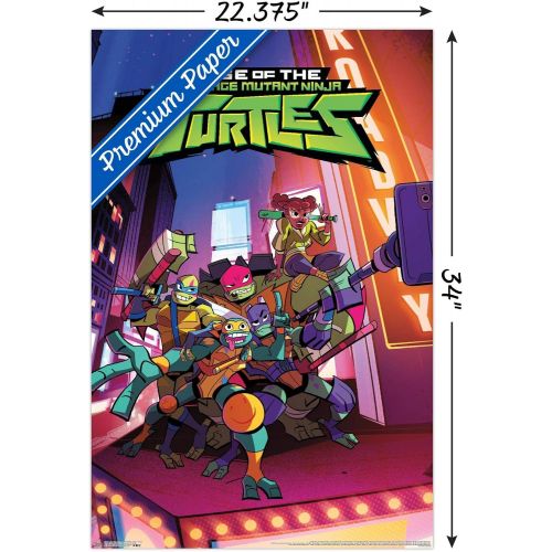  Trends International Nickelodeon Rise of The Teenage Mutant Ninja Turtles-Group Wall Poster, 22.375 in x 34 in, Premium Unframed Version