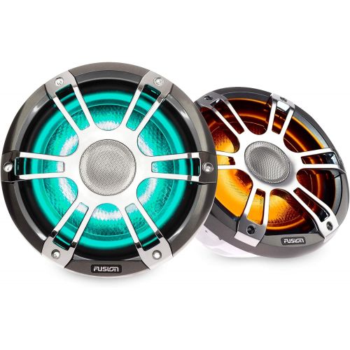  [아마존베스트]Fusion Signature Series 3 Speaker Size 7.7 Inch LED Lighting Yes, CRGBW, Chrome / Grey