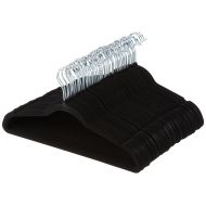 AmazonBasics Velvet Suit Hangers - 100-Pack, Black