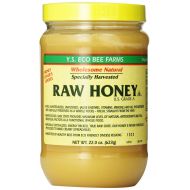 YS Royal Jelly/Honey Bee Y.S. Eco Bee Farms Raw Honey - 22 oz (4 Pack)