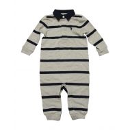 RALPH LAUREN Polo Ralph Lauren Infant Boys Rugby Striped Coverall