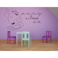 All Things Valuable You Aint Never Had A Friend Like Me Aladdin Walt Disney Wall Sticker Vinyl Wall Art Decal for Girl...