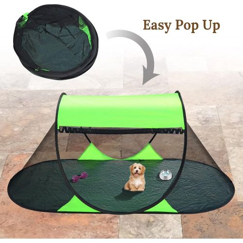  BenefitUSA Pop Up Mosquito Net Portable Camping Shelter Backpacking Bed Child Pet Tent Outdoor Family Play