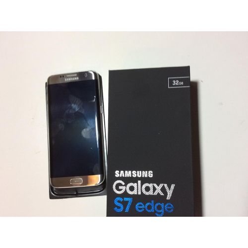 삼성 Samsung Galaxy S7 Edge SM-G935 Unlocked (Latest Model) - 32GB - Silver Titanium