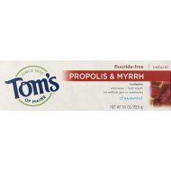 Toms of Maine Natural Care Toothpaste, Propolis & Myrrh, Antiplaque, Cinnamint, 5.5 oz (170 g)...