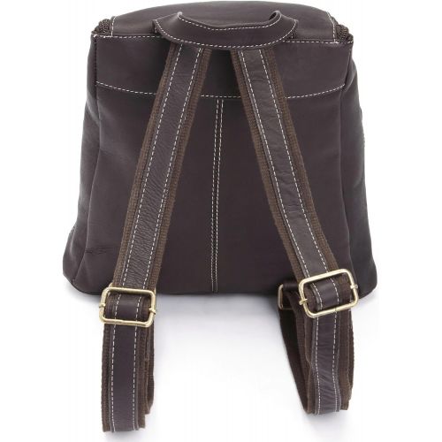  Royce Leather Luxury Tablet Ipad Backpack Handcrafted in Colombian Laptop, Brown, One Size