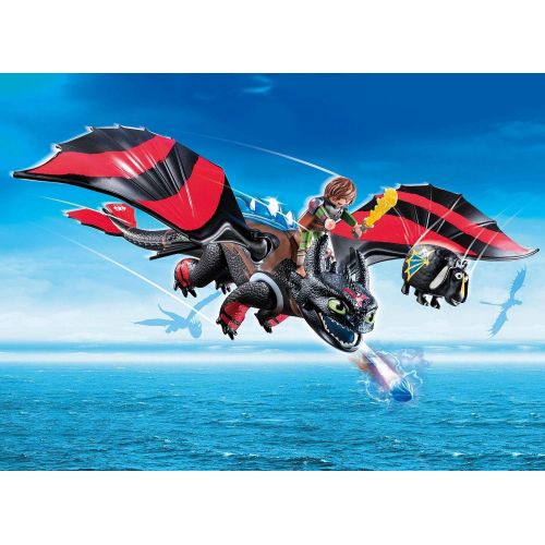 플레이모빌 Playmobil Dragon Racing: Hiccup and Toothless