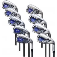 MAZEL Single Length Golf Club Irons Set for Men & Women (4,5,6,7,8,9,P,A,S) or Individual Iron 7,Right Handed,37.5 Inch