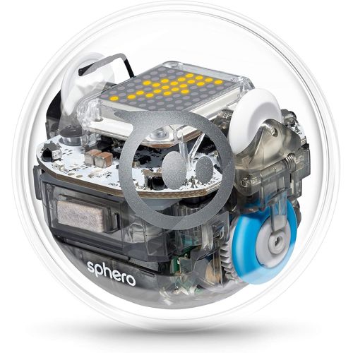  [아마존베스트]Sphero BOLT: App-Enabled Robot Ball with Programmable Sensors + LED Matrix, Infrared & Compass - STEM Educational Toy for Kids - Learn JavaScript, Scratch & Swift