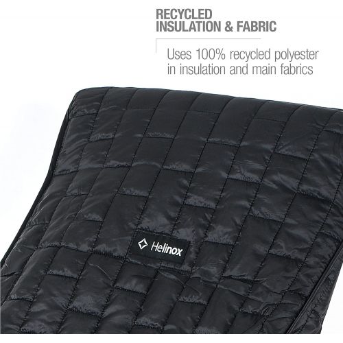  Helinox Seat Warmer Insulated Fitted Cover, Savanna/Playa, Black/Flow Line