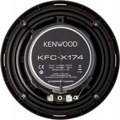  [아마존베스트]Kenwood KFCX174 Excelon 80W RMS Speakers